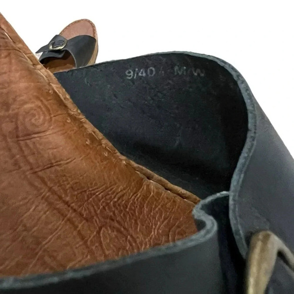 Born Black Araya Wedge Sandal with Buckle 9 - Picture 8 of 10